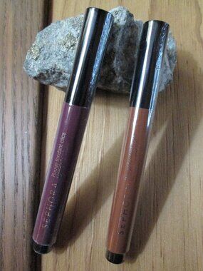 Sephora Melting Lip Clicks Duo in Crème Brulée and Blackberry